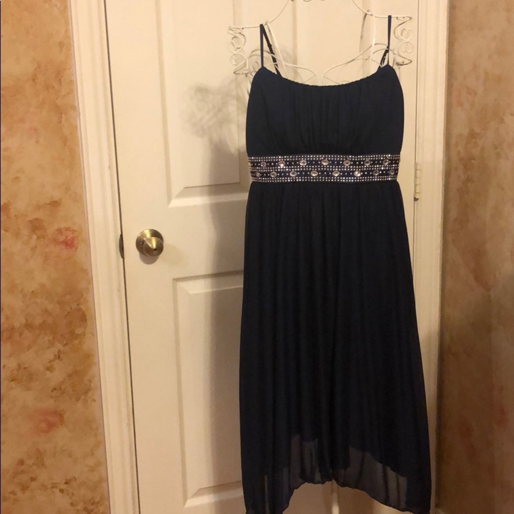 Women’s semi-formal dress with jeweled accents